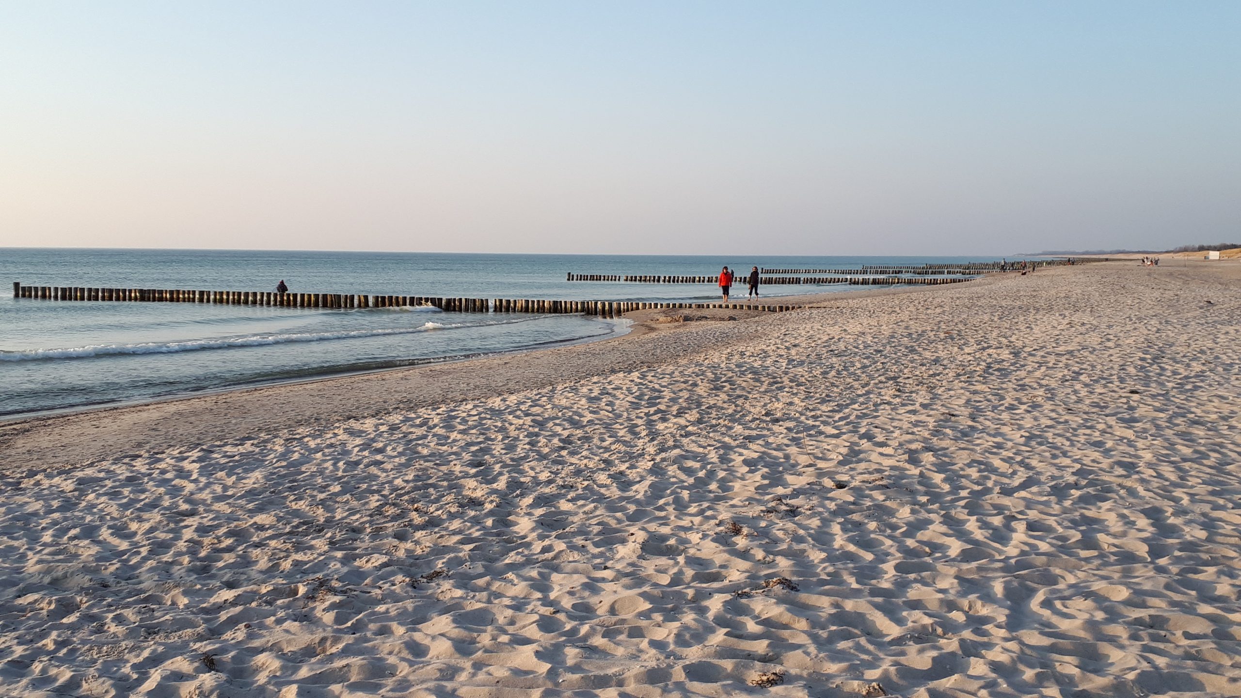 Ostseestrand Dierhagen, ca. 150 m von der Ferienwohnung entfernt